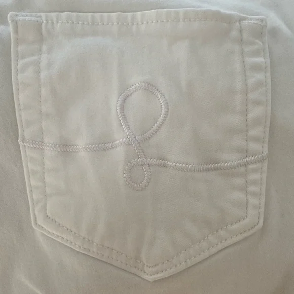 Lilly Pulitzer Bright White Ankle Straight Leg Jeans - Picture 4 of 6